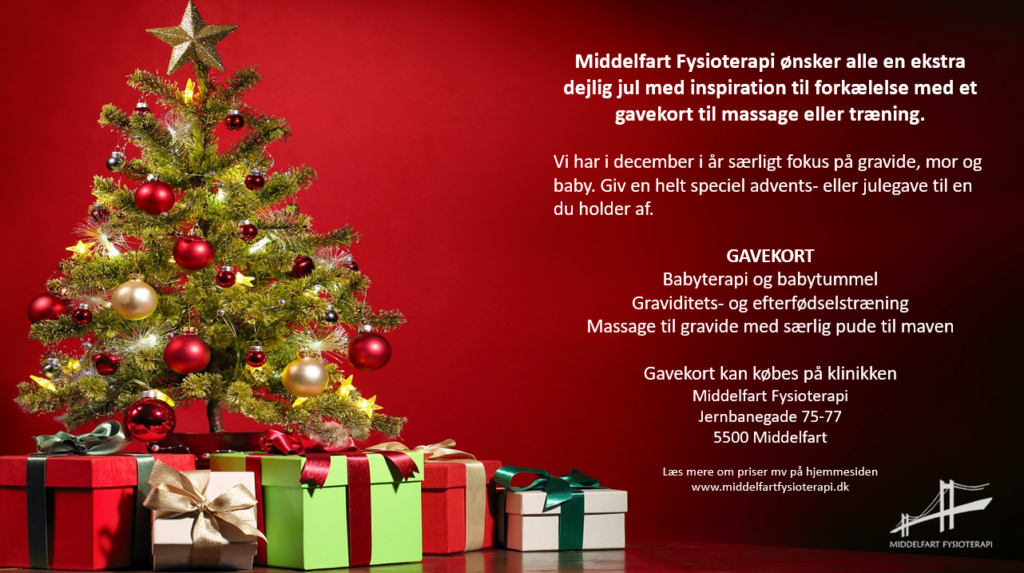 Gavekort fysioterapi-en særlig gave til en du holder af 2 GAVEKORT til fysioterapi Middelfart Fysioterapi