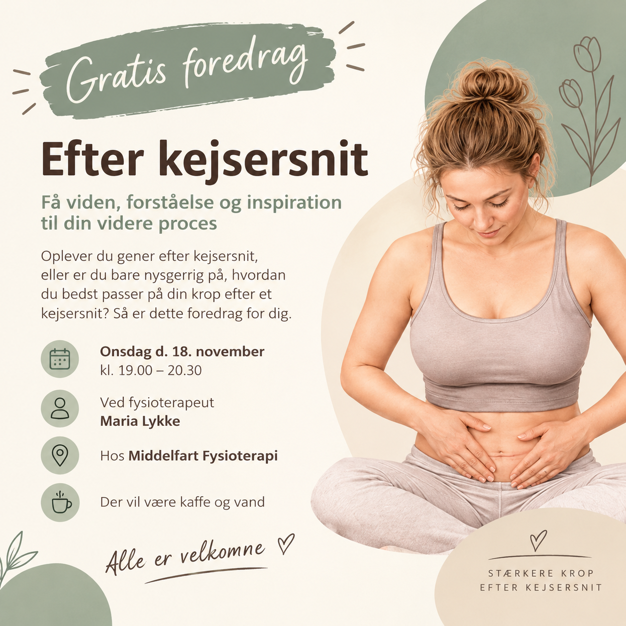 Foredrag om kejsernsit på Middelfart Fysioterapi